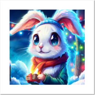 Cute Rabbit Posters and Art